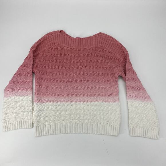 INC International Concept Sweater Ombre Cable Knit Top - Picture 3 of 7